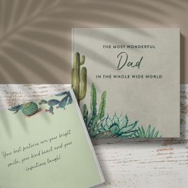Personalized 'Reasons Why' Book - Cacti Design by FROM YOU TO ME